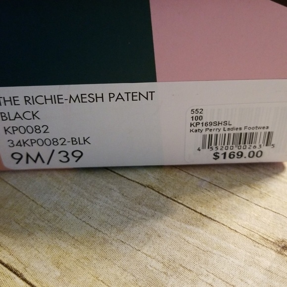 NWT Katy Perry patent leather black shoes - Picture 8 of 8